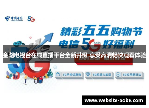 金湖电视台在线直播平台全新升级 享受高清畅快观看体验